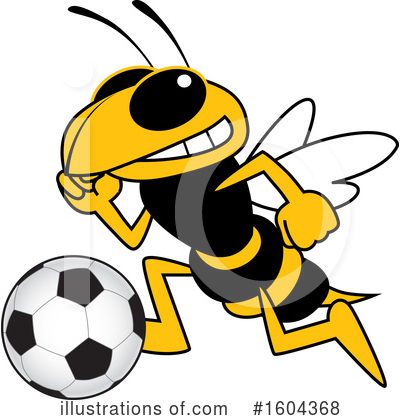 Yellow Jacket Clipart #1604368 by Mascot Junction