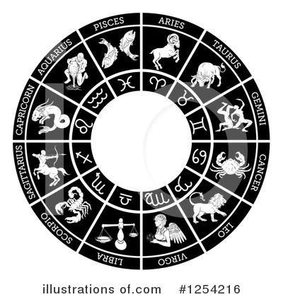 Royalty-Free (RF) Horoscope Clipart Illustration by AtStockIllustration - Stock Sample #1254216