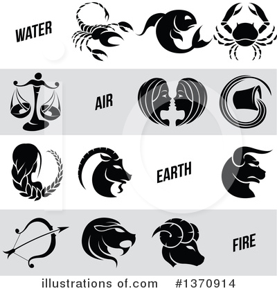 Royalty-Free (RF) Horoscope Clipart Illustration by cidepix - Stock Sample #1370914