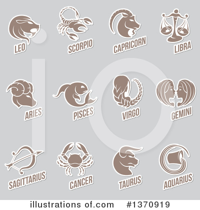 Royalty-Free (RF) Horoscope Clipart Illustration by cidepix - Stock Sample #1370919