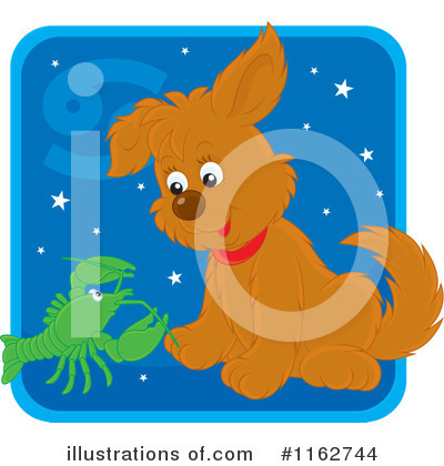 Royalty-Free (RF) Horoscope Dog Clipart Illustration by Alex Bannykh - Stock Sample #1162744