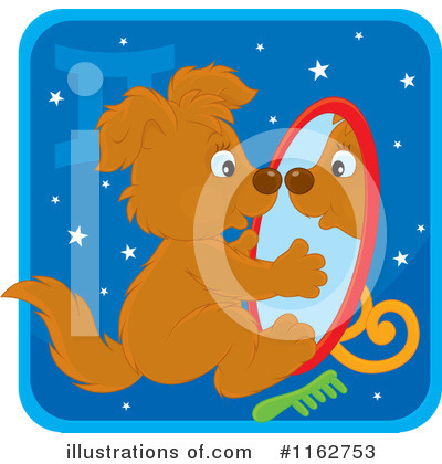 Royalty-Free (RF) Horoscope Dog Clipart Illustration by Alex Bannykh - Stock Sample #1162753