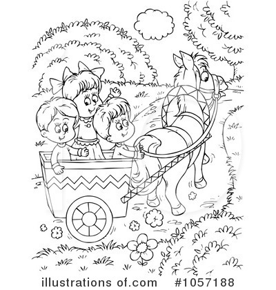 Royalty-Free (RF) Horse Clipart Illustration by Alex Bannykh - Stock Sample #1057188