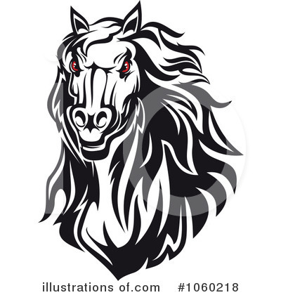 Royalty-Free (RF) Horse Clipart Illustration by Vector Tradition SM - Stock Sample #1060218