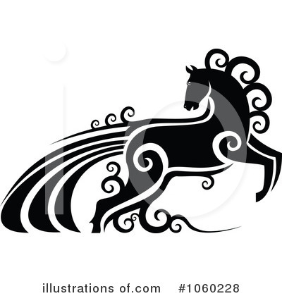 Royalty-Free (RF) Horse Clipart Illustration by Vector Tradition SM - Stock Sample #1060228
