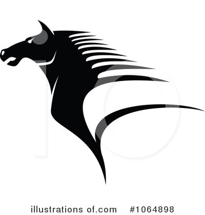 Royalty-Free (RF) Horse Clipart Illustration by Vector Tradition SM - Stock Sample #1064898