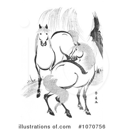 Royalty-Free (RF) Horse Clipart Illustration by JVPD - Stock Sample #1070756
