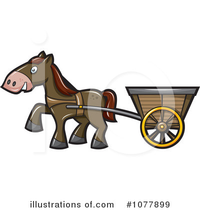 Royalty-Free (RF) Horse Clipart Illustration by jtoons - Stock Sample #1077899