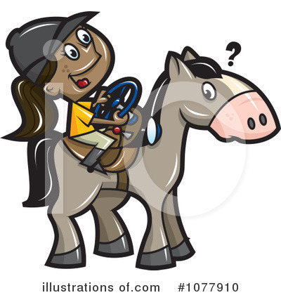 Royalty-Free (RF) Horse Clipart Illustration by jtoons - Stock Sample #1077910