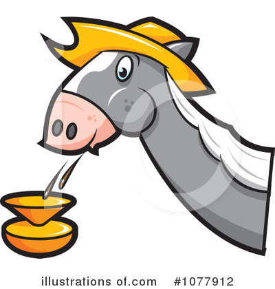Royalty-Free (RF) Horse Clipart Illustration by jtoons - Stock Sample #1077912