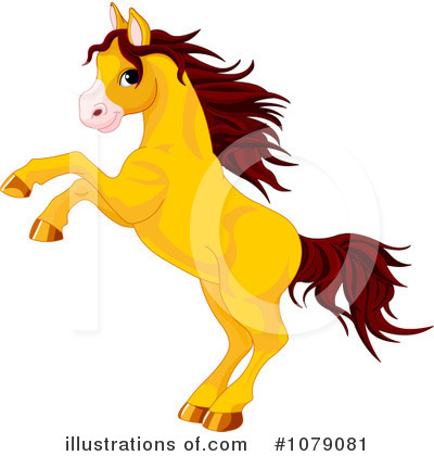 Royalty-Free (RF) Horse Clipart Illustration by Pushkin - Stock Sample #1079081