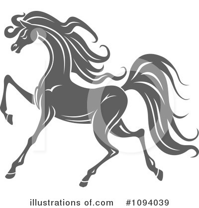 Royalty-Free (RF) Horse Clipart Illustration by Vector Tradition SM - Stock Sample #1094039