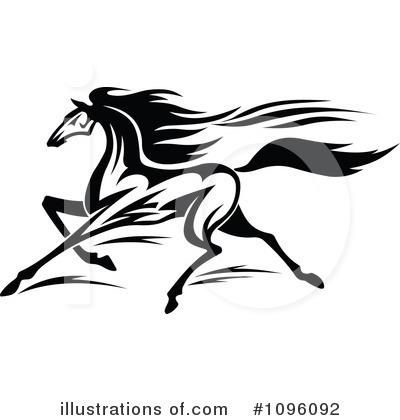 Royalty-Free (RF) Horse Clipart Illustration by Vector Tradition SM - Stock Sample #1096092
