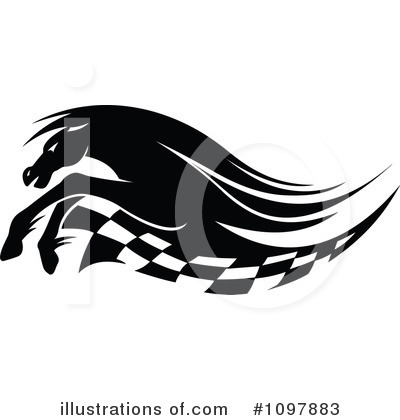 Checkered Flags Clipart #1097883 by Vector Tradition SM