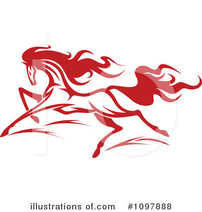 Royalty-Free (RF) Horse Clipart Illustration by Vector Tradition SM - Stock Sample #1097888