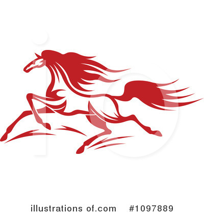 Royalty-Free (RF) Horse Clipart Illustration by Vector Tradition SM - Stock Sample #1097889
