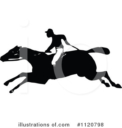 Royalty-Free (RF) Horse Clipart Illustration by Prawny Vintage - Stock Sample #1120798