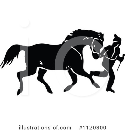 Royalty-Free (RF) Horse Clipart Illustration by Prawny Vintage - Stock Sample #1120800