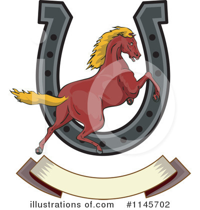 Royalty-Free (RF) Horse Clipart Illustration by patrimonio - Stock Sample #1145702