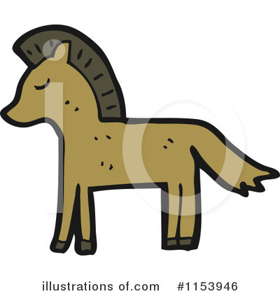 Royalty-Free (RF) Horse Clipart Illustration by lineartestpilot - Stock Sample #1153946