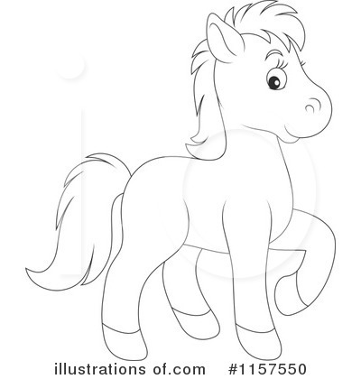 Royalty-Free (RF) Horse Clipart Illustration by Alex Bannykh - Stock Sample #1157550