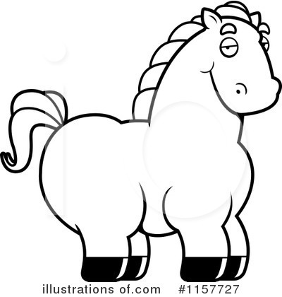 Royalty-Free (RF) Horse Clipart Illustration by Cory Thoman - Stock Sample #1157727