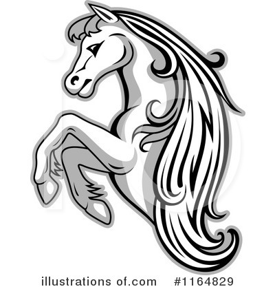 Royalty-Free (RF) Horse Clipart Illustration by Vector Tradition SM - Stock Sample #1164829