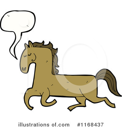 Royalty-Free (RF) Horse Clipart Illustration by lineartestpilot - Stock Sample #1168437