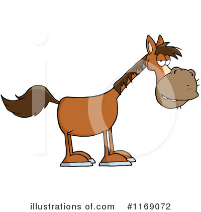 Royalty-Free (RF) Horse Clipart Illustration by Hit Toon - Stock Sample #1169072