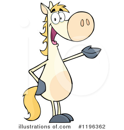 Royalty-Free (RF) Horse Clipart Illustration by Hit Toon - Stock Sample #1196362