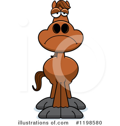 Royalty-Free (RF) Horse Clipart Illustration by Cory Thoman - Stock Sample #1198580