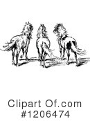 Horse Clipart #1206474 by Prawny Vintage