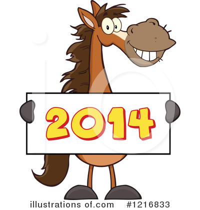 Royalty-Free (RF) Horse Clipart Illustration by Hit Toon - Stock Sample #1216833