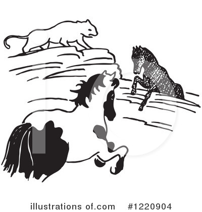 Royalty-Free (RF) Horse Clipart Illustration by Picsburg - Stock Sample #1220904