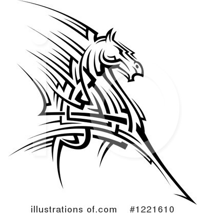 Royalty-Free (RF) Horse Clipart Illustration by Vector Tradition SM - Stock Sample #1221610