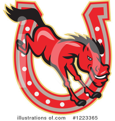 Royalty-Free (RF) Horse Clipart Illustration by patrimonio - Stock Sample #1223365
