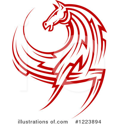 Royalty-Free (RF) Horse Clipart Illustration by Vector Tradition SM - Stock Sample #1223894