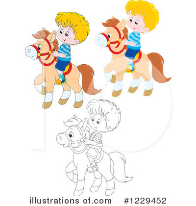Royalty-Free (RF) Horse Clipart Illustration by Alex Bannykh - Stock Sample #1229452