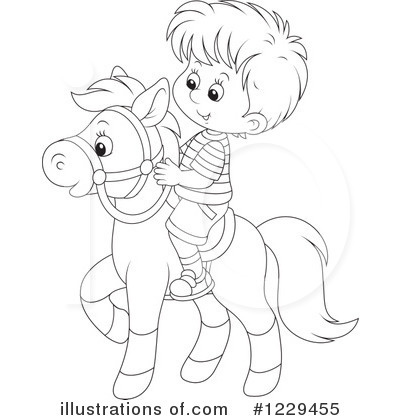 Royalty-Free (RF) Horse Clipart Illustration by Alex Bannykh - Stock Sample #1229455