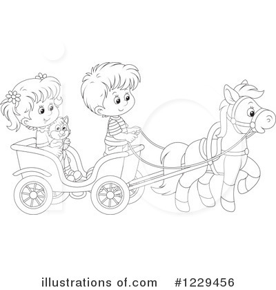 Royalty-Free (RF) Horse Clipart Illustration by Alex Bannykh - Stock Sample #1229456