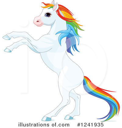 Royalty-Free (RF) Horse Clipart Illustration by Pushkin - Stock Sample #1241935