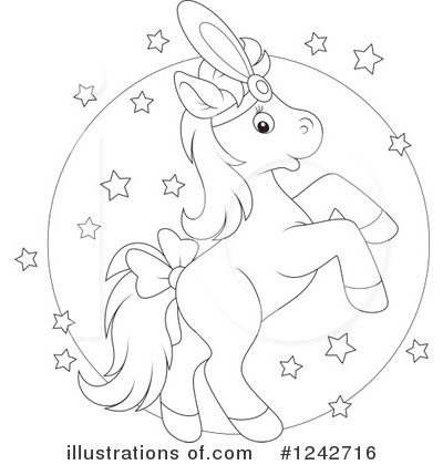 Royalty-Free (RF) Horse Clipart Illustration by Alex Bannykh - Stock Sample #1242716