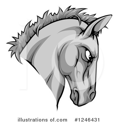 Horse Clipart #1246431 by AtStockIllustration