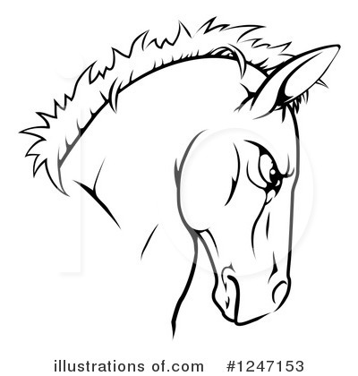 Horse Clipart #1247153 by AtStockIllustration