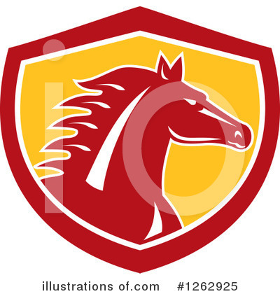 Royalty-Free (RF) Horse Clipart Illustration by patrimonio - Stock Sample #1262925