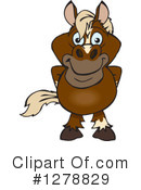 Horse Clipart #1278829 by Dennis Holmes Designs