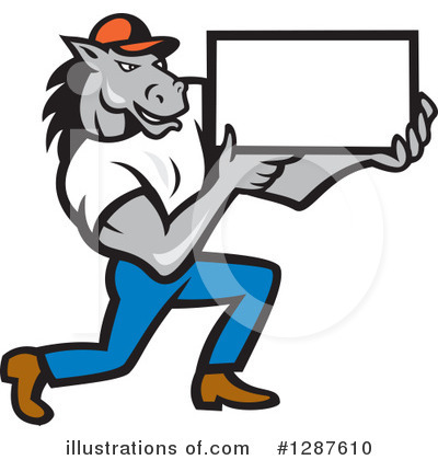 Royalty-Free (RF) Horse Clipart Illustration by patrimonio - Stock Sample #1287610