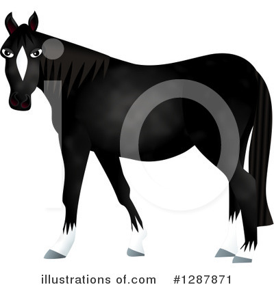 Royalty-Free (RF) Horse Clipart Illustration by Prawny - Stock Sample #1287871