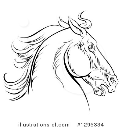Royalty-Free (RF) Horse Clipart Illustration by AtStockIllustration - Stock Sample #1295334