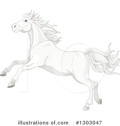 Royalty-Free (RF) Horse Clipart Illustration by Pushkin - Stock Sample #1303047